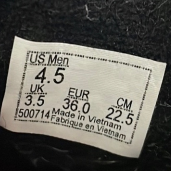 Vans Off The Wall High Top Black Suede Skateboard Shoes 500714 - Picture 12 of 14